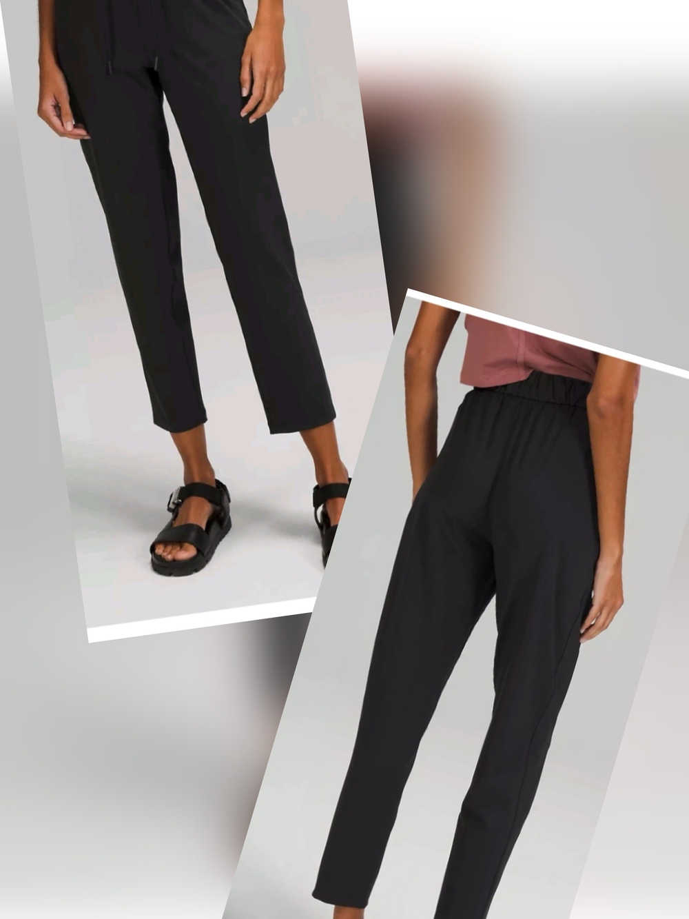lululemon athletica Black Stretch High Rise Sz 6 Pants